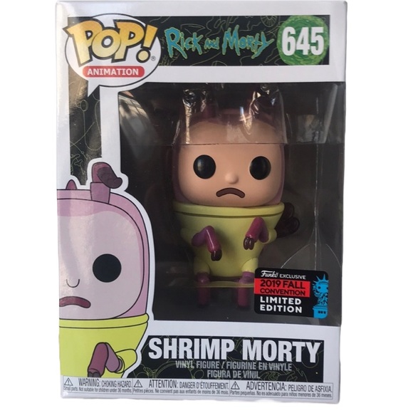 Funko POP! 2019 Fall Convention Shrimp Morty - Picture 1 of 6